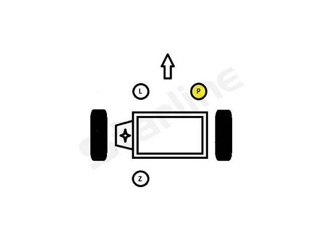 Опора двигателя и КПП AUDI A3 (8P1) / SEAT LEON (1P1) / VW GOLF V (1K1) 2003-2015 г.