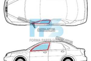 Переднее левое боковое стекло дверное CHEVROLET LACETTI 03-13