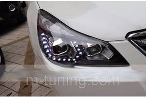 Передние фары Subaru Outback BM (09-13) тюнинг Led оптика 