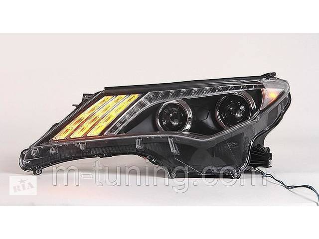 Передние фары Toyota Rav 4 (13-16) тюнинг Led оптика - Фото 3