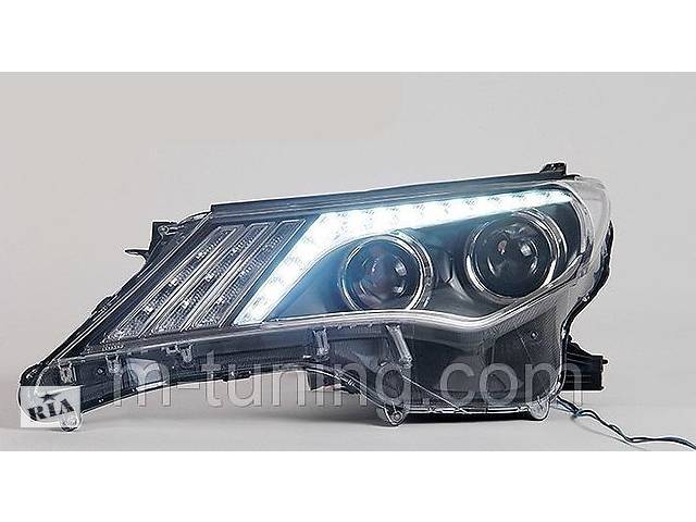 Передние фары Toyota Rav 4 (13-16) тюнинг Led оптика - Фото 4
