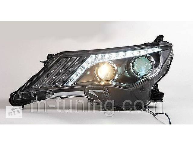 Передние фары Toyota Rav 4 (13-16) тюнинг Led оптика - Фото 6