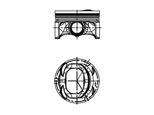 Поршень VW CC (358) / VW TIGUAN (5N_) / VW PASSAT (362) / VW TOURAN (1T3) / VW JETTA IV 2003-2018 г.