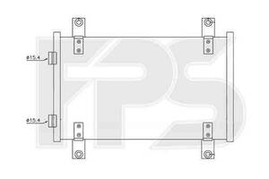 Радіатор кондиціонера (з осушувачем) CITROEN JUMPER; FIAT DUCATO; PEUGEOT BOXER 02-06 FP 20 K61