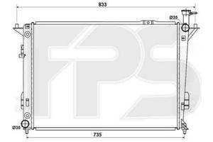 Радіатор охолодження FP 32 A905-X