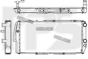 Радиатор AUDI 100