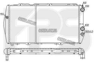 Радиатор AUDI 200 82-91
