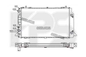 Радиатор AUDI 80 B4 (1991-1994)