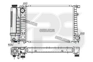 Радиатор BMW 3 (E36) 90-99