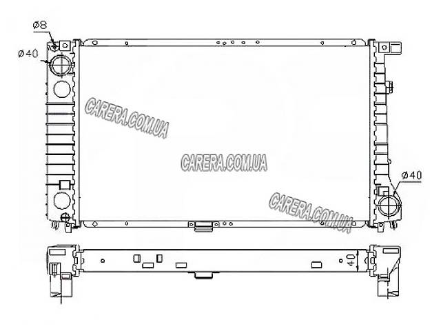 Радіатор BMW 3 E36