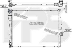 Радиатор BMW 3 (E46) 98-05