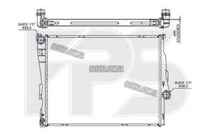 Радиатор BMW 3 (E46) 98-05