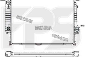 Радіатор BMW 5 E34