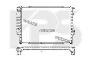 Радиатор BMW 7 (E32) 87-94