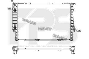 Радиатор BMW 7 (E32) 87-94