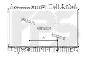 Радиатор CHEVROLET EVANDA 03-06
