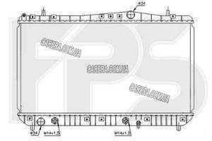 Радиатор CHEVROLET TACUMA 00-08
