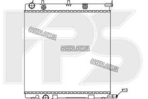 Радиатор CITROEN C2 (2003-2009)
