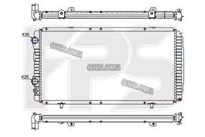 Радиатор CITROEN JUMPER 94-06