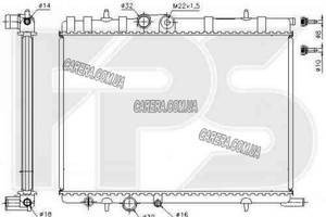 Радиатор CITROEN XSARA