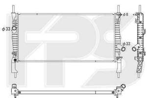 Радиатор двигателя FORD TRANSIT, TRANSIT TOURNEO 2.2D-3.2D 04.06-