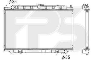 Радиатор двигателя NISSAN MAXIMA / MAXIMA QX IV 2.0 / 3.0 01.95-12.00