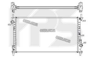 Радиатор FORD TRANSIT CONNECT 02-09