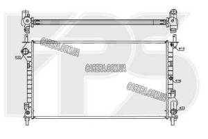 Радиатор FORD TRANSIT CONNECT