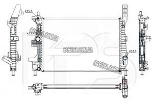 Радиатор FORD TRANSIT CONNECT