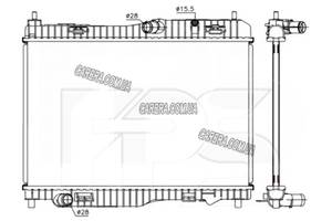 Радиатор FORD TRANSIT CONNECT