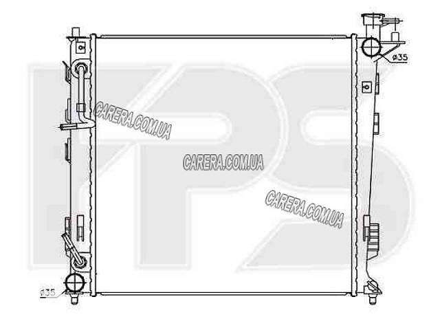 Радиатор HYUNDAI IX35 (2010-)