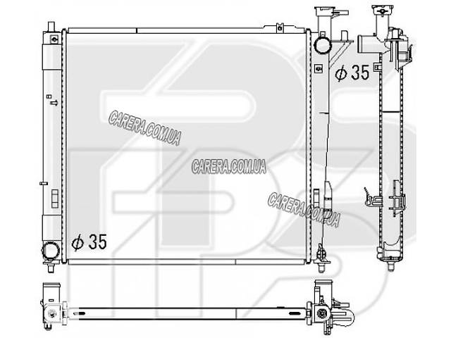 Радиатор HYUNDAI SANTA FE III (2012-)