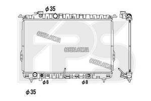 Радиатор HYUNDAI SONATA (2000-2005)