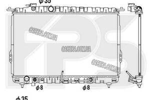 Радиатор HYUNDAI SONATA (2000-2005)