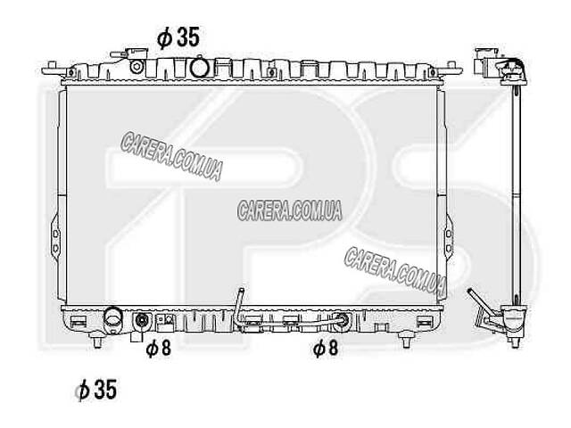 Радиатор HYUNDAI SONATA (2000-2005)