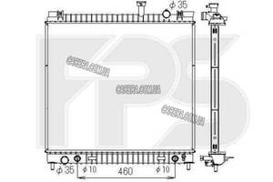 Радиатор INFINITI QX56 04-10