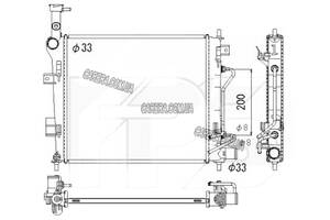 Радиатор KIA PICANTO