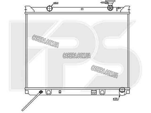 Радиатор KIA SORENTO 06-09