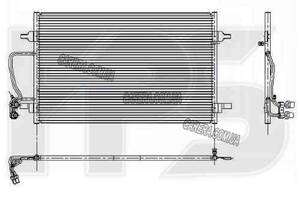 Радиатор кондиционера AUDI A8 94-02 (D2)