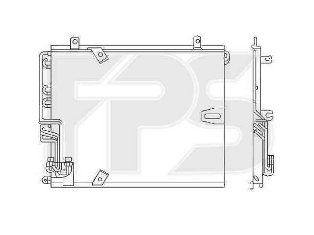 Радіатор кондиціонера BMW 5 (E34), 7 (E32) 1.8-5.0 09.86-01.97