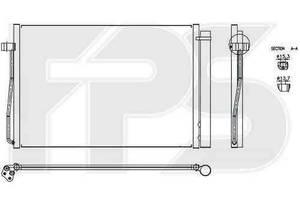 Радиатор кондиционера BMW (Nissens) FP 14 K20