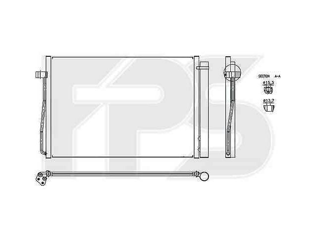 Радиатор кондиционера BMW (Nissens) FP 14 K20