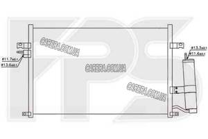 Радиатор кондиционера CHEVROLET LACETTI HB (2003-2013)