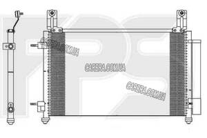 Радиатор кондиционера CHEVROLET SPARK (2010-)