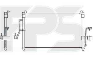 Радиатор кондиционера DAEWOO NUBIRA 1997-1999 (J100) FP 22 K317