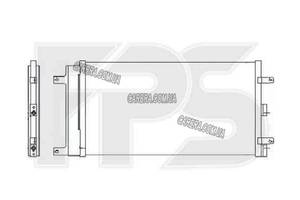 Радиатор кондиционера FIAT DOBLO 05-09