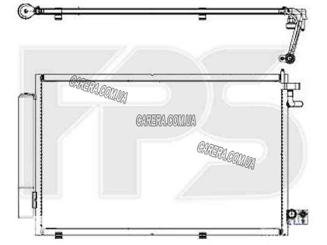 Радиатор кондиционера FORD FIESTA 09-13