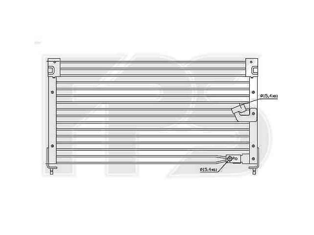 Радиатор кондиционера HONDA ACCORD 4 1993-1995 EUR (CC) FP 30 K03