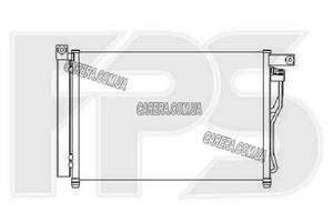 Радиатор кондиционера HYUNDAI ACCENT (2006-2010)