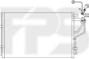 Радиатор кондиционера HYUNDAI / KIA (FPS) FP 32 K602-X
